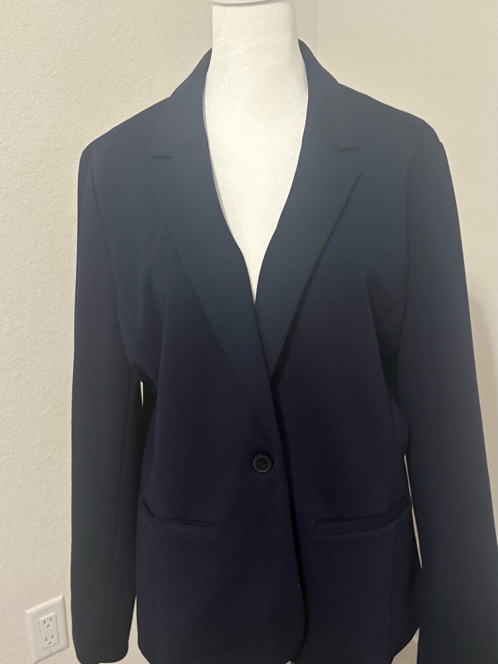 GAP Classic Navy Women's Blazer - Single Button Jacket